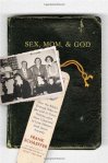 book jacket with family photo and Bible verse
