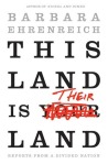 book jacket title is this land is your land but then your is scratched out with bright red marker and replaced with their